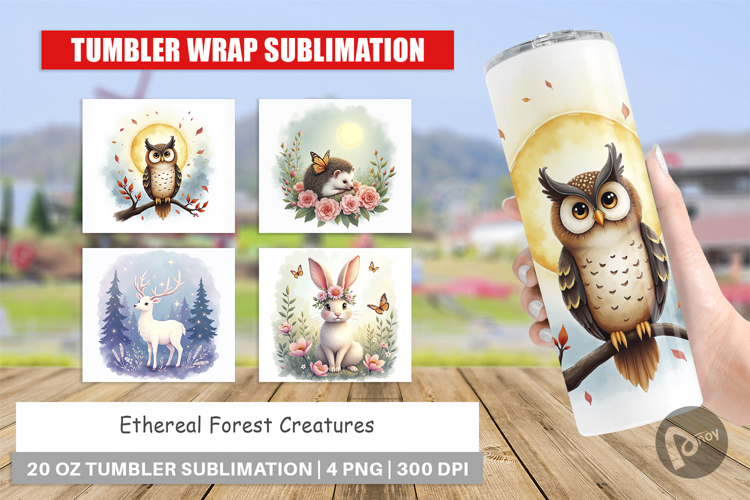 Tumbler Ethereal Forest Creatures