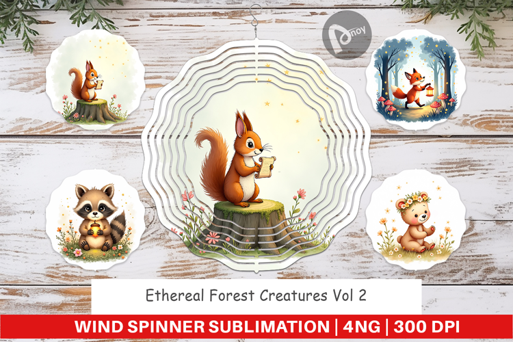 Wind Spinner Ethereal Forest Creatures