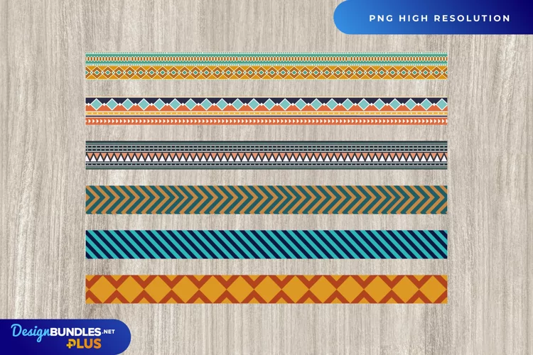 Ethnic Tribal Seamless Strips