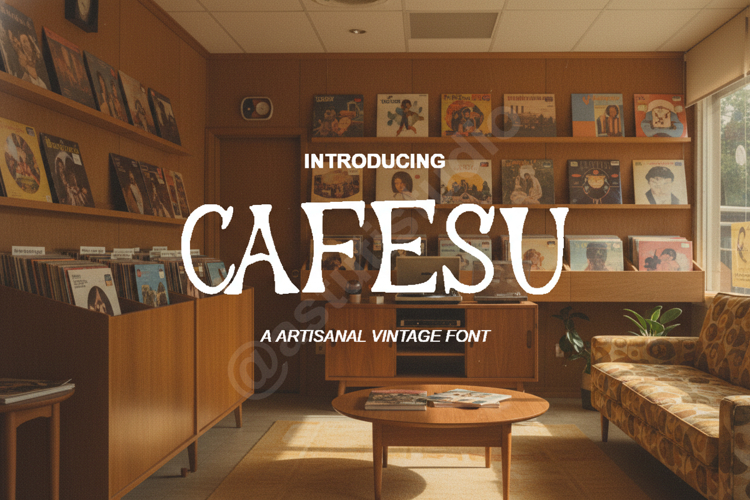 Cafesu - Elegant Modern Serif Display Font