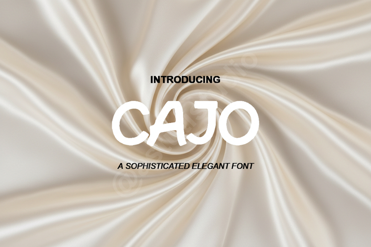 Cajo | Modern & Minimalist Sans Serif example image 1