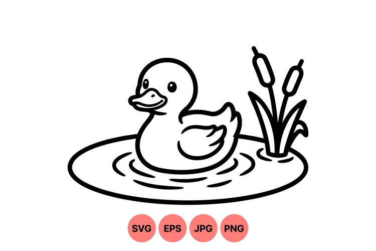 Duck Vector Image 16