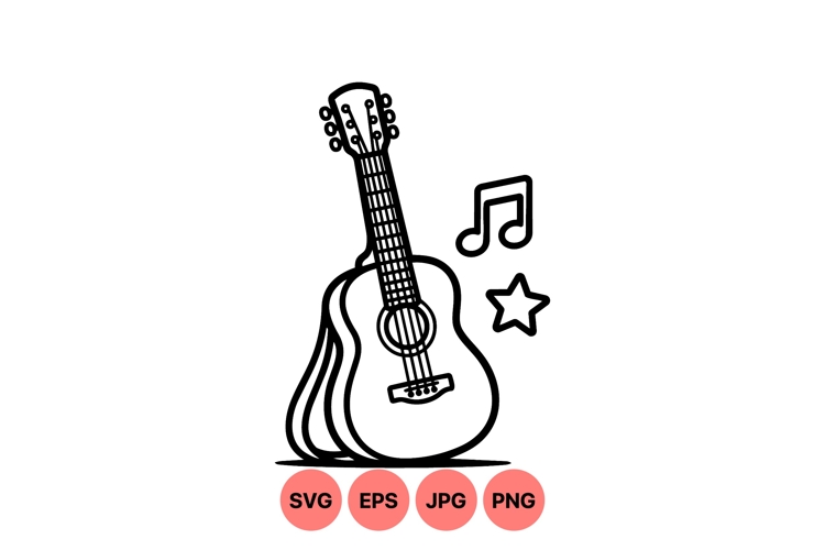 Acoustic Guitar Clipart