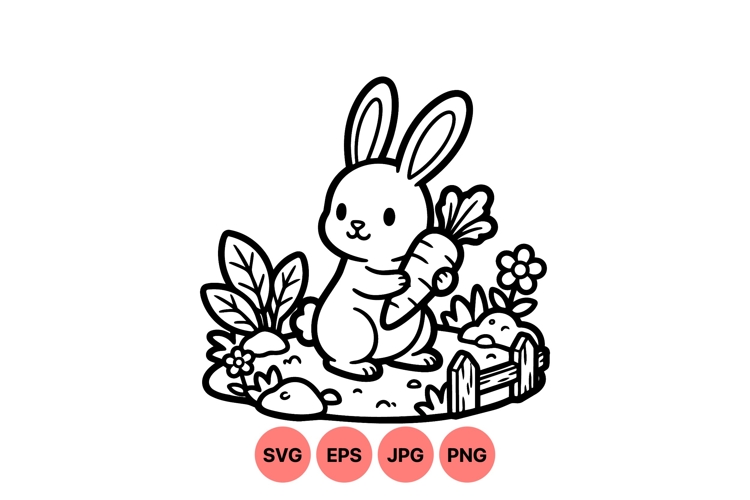 Rabbit Drawing Image 19