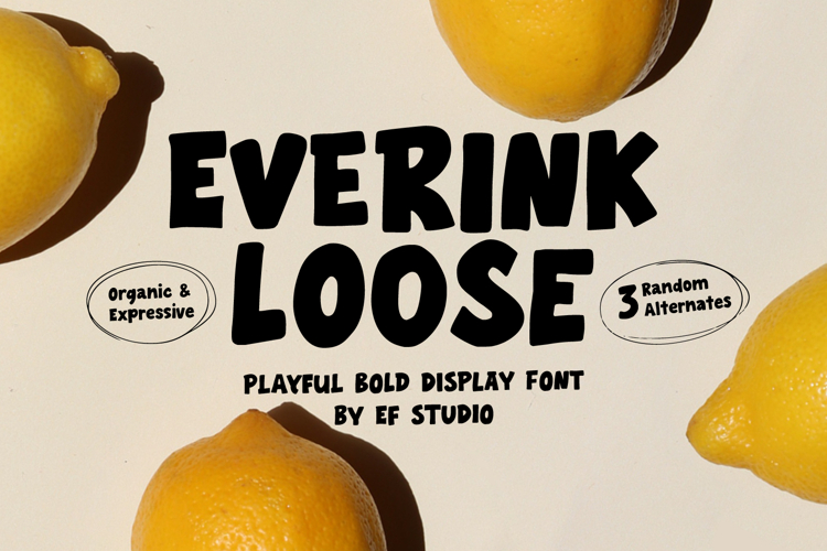 Everink Loose - Playful Bold Font