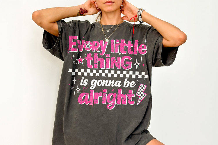 Every Little Thing is Gonna Be Alright PNG, Motivational