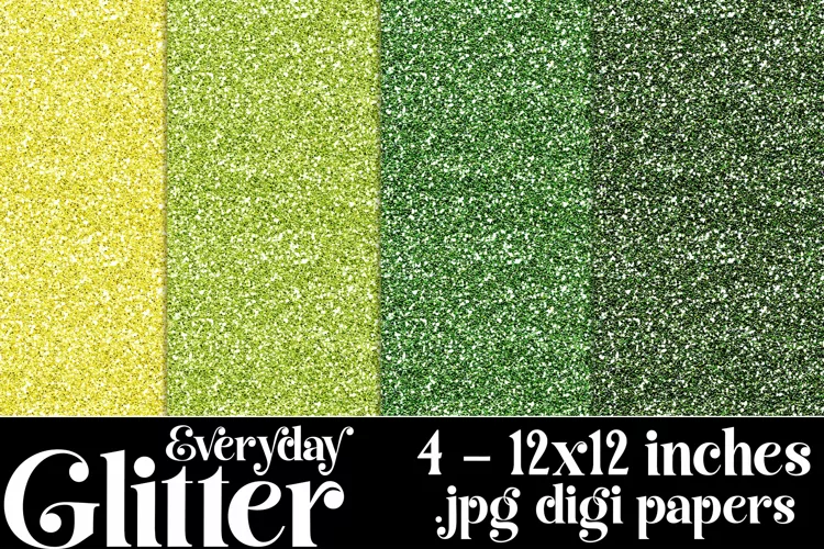 Everyday Color Palette, Everyday Colors Glitter Papers, s3