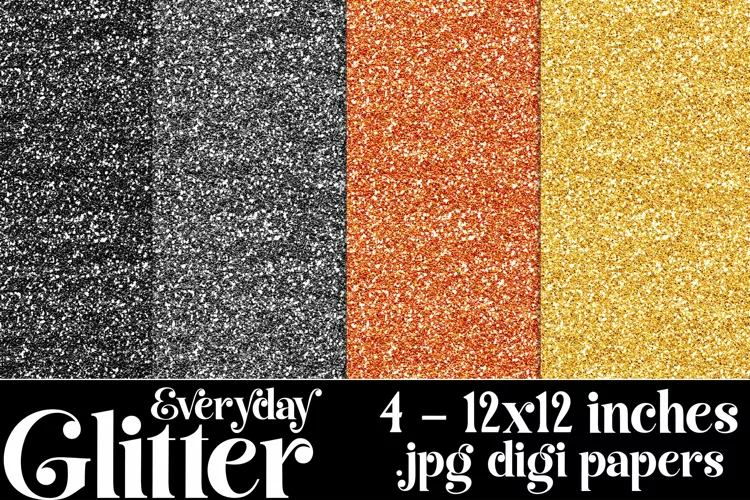 Everyday Color Palette, Everyday Colors Glitter Papers, s2
