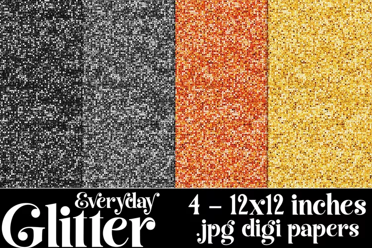 Everyday Color Palette, Everyday Marlo Glitter Papers, s2