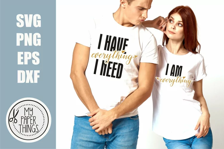 His and Her svg cut files | Couples shirts svg