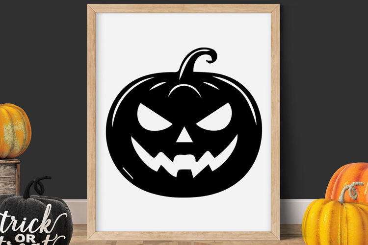 Pumpkin face SVG