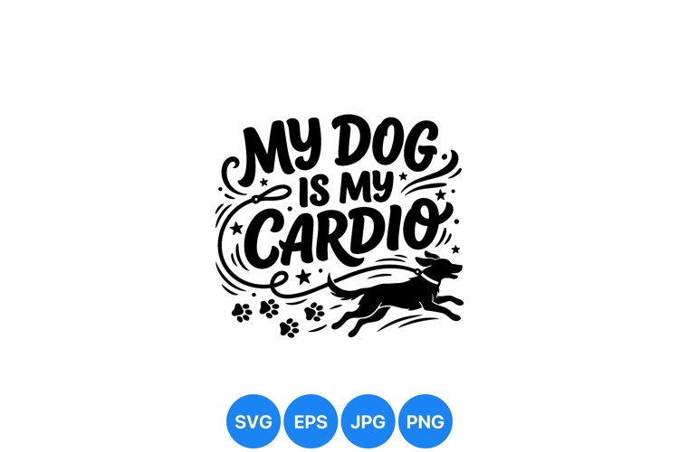 Dog Running Silhouette Image 4