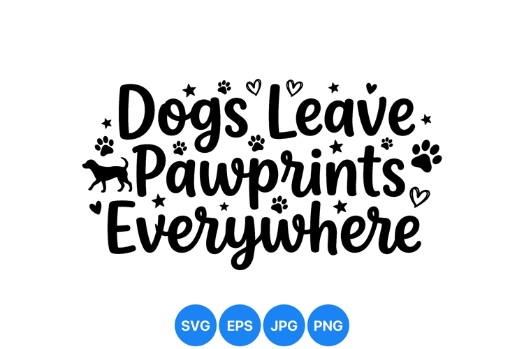 Dog Paw Clipart Image 11