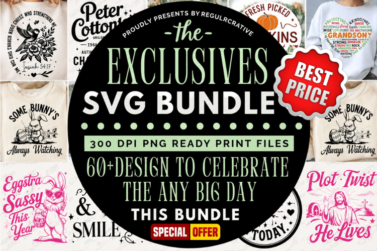 Exceptional SVG Big Bundle, SVG Design Bundle, PNG Bundle