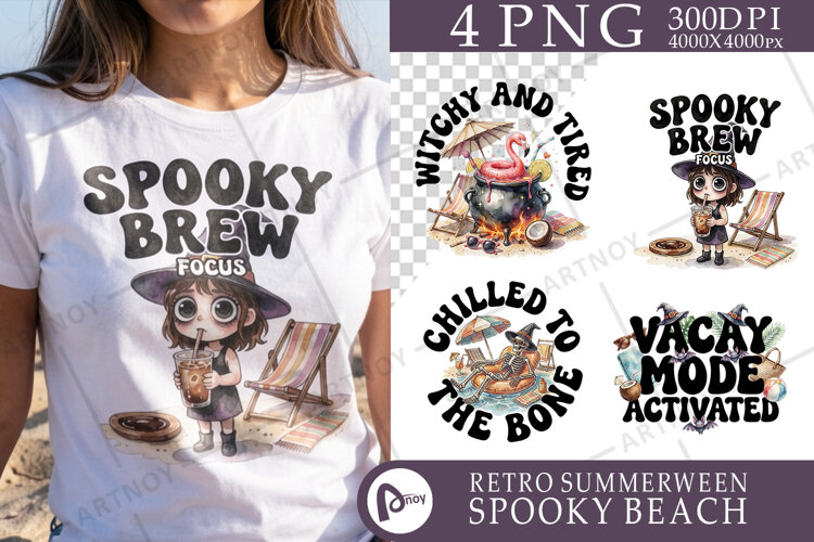 Witch Vacation Sublimation example image 1