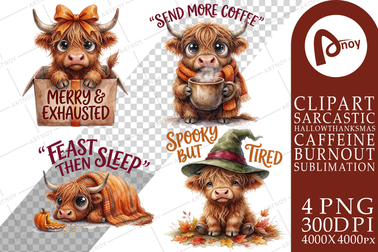 Highland Beast Quotes Sublimation