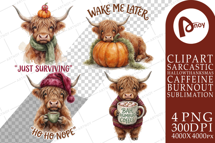 Highland Beast Quotes Sublimation