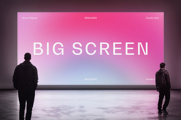 Exhibition Screen Mockup example image 1