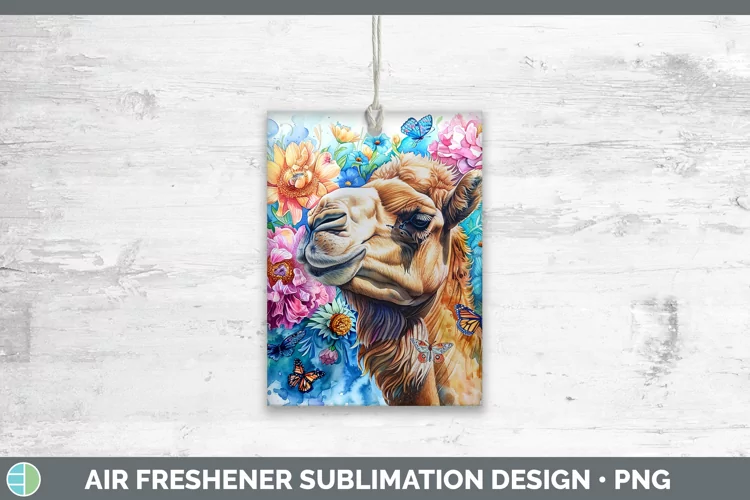 Exotic Animals Camel Air Freshener Sublimation Car Freshener