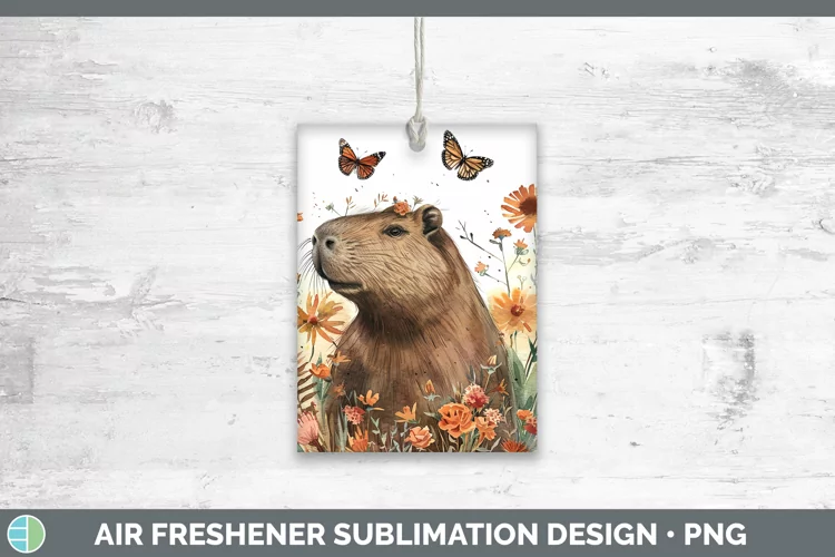 Exotic Animals Capybara Air Freshener Sublimation Car Freshe