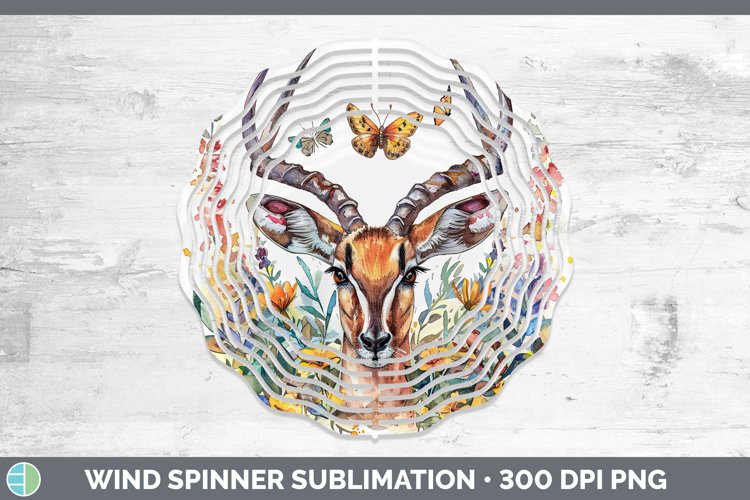 GorgeousExotic Animals Wind Spinner design.