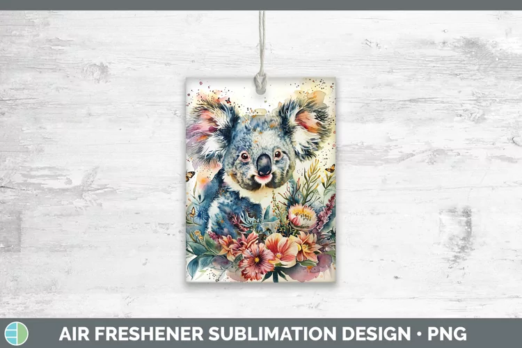 Exotic Animals Koala Air Freshener Sublimation Car Freshener