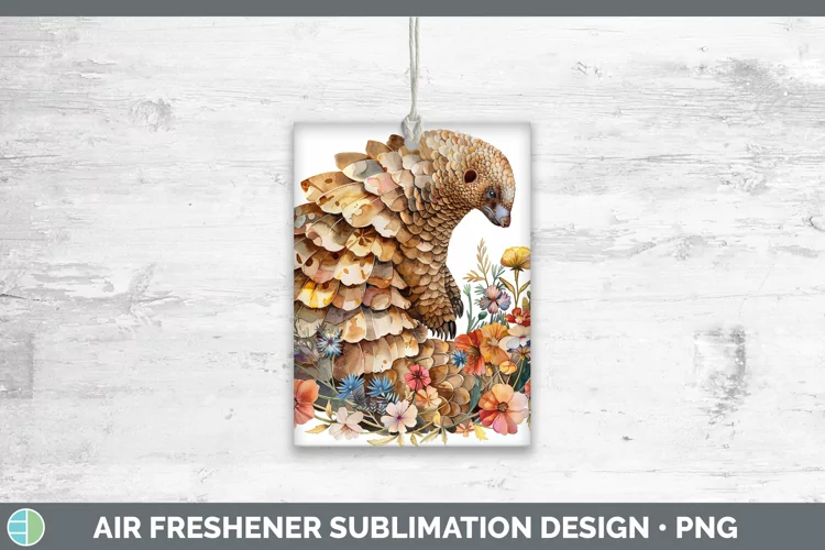 Exotic Animals Pangolin Air Freshener Sublimation Car Freshe