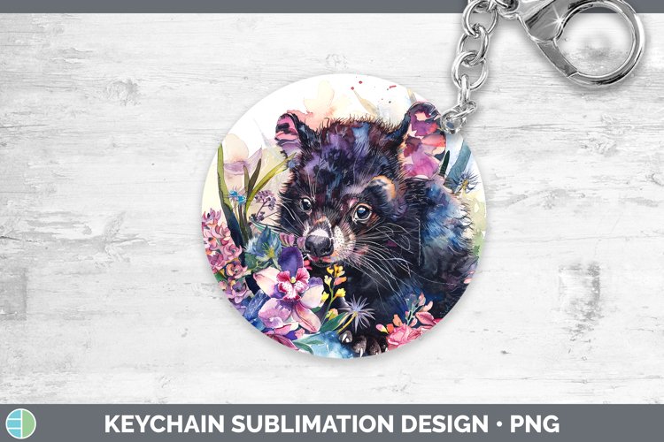 GorgeousExotic Animals Keychain design.
