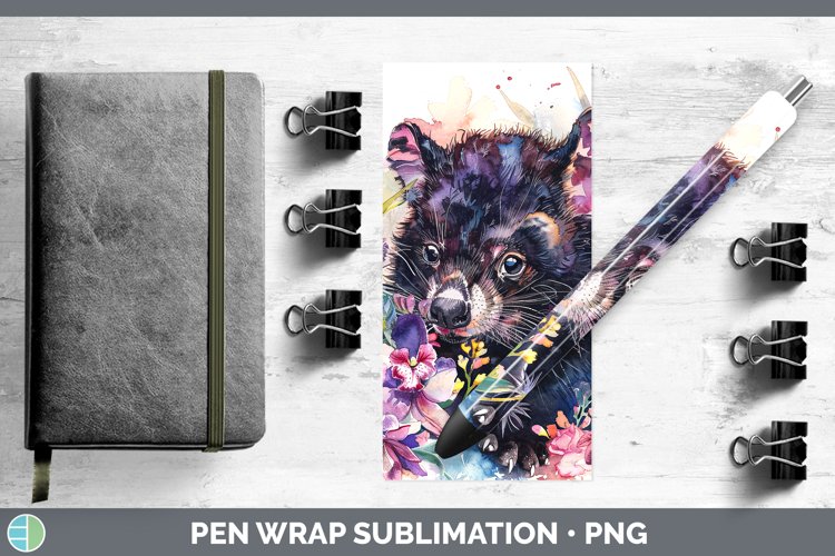 GorgeousExotic Animals Pen Wrap design.