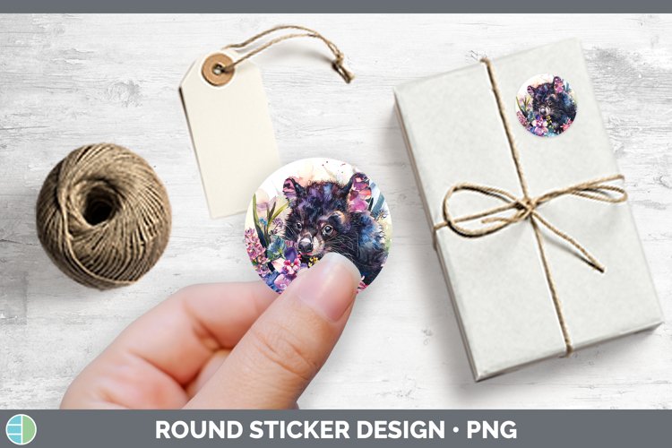 GorgeousExotic Animals Stickers design.