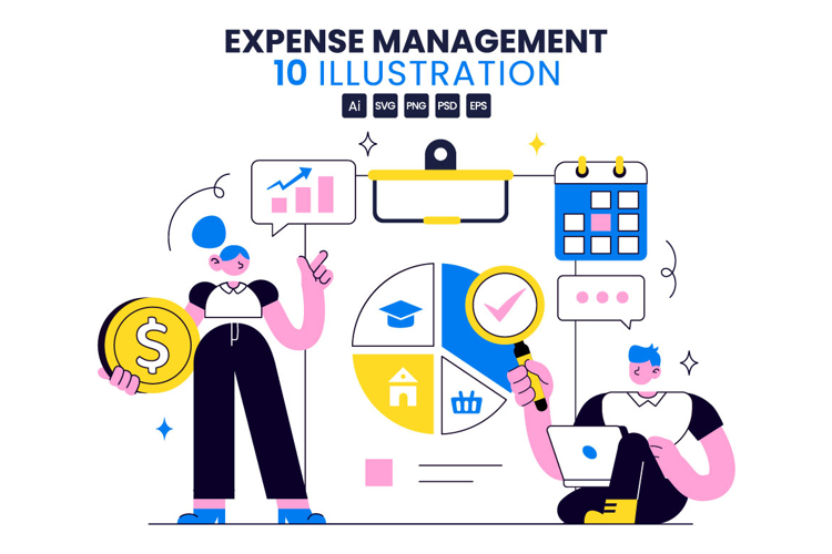 10 Expense Management Illustration