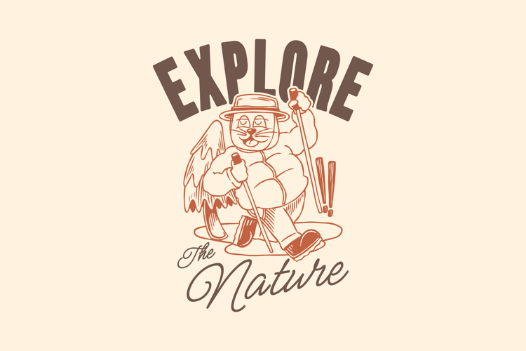 Explore Summer Camping T-shirt Design