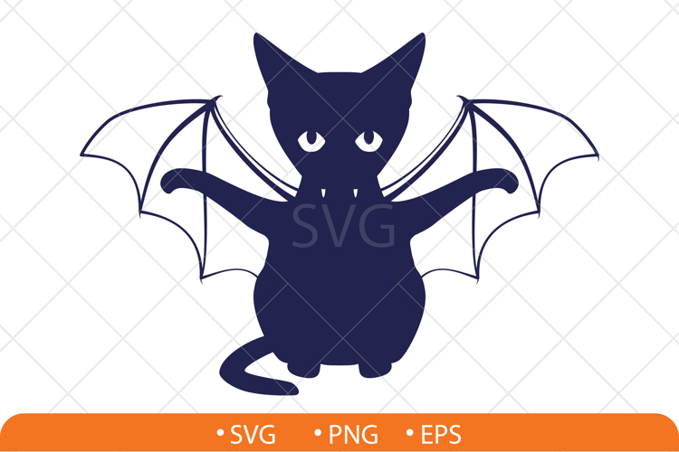 Spooky Cat Svg
