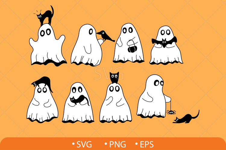 Ghosts Clipart Image 18