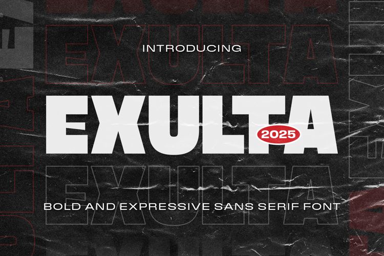 Exulta - Bold and Expressive Sans Serif Font