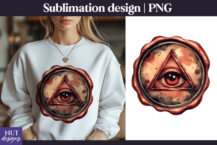 All Seeing Eye Halloween tshirt design Halloween sublimation