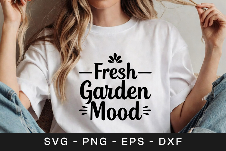 Fresh Garden Mood Floral SVG PNG