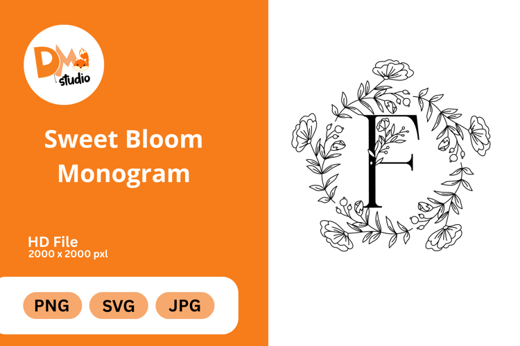 Sweet Bloom Monogram