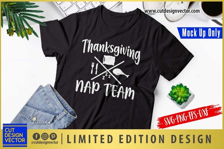 Thanksgiving Nap Team SVG, Thanksgiving SVG example image 1