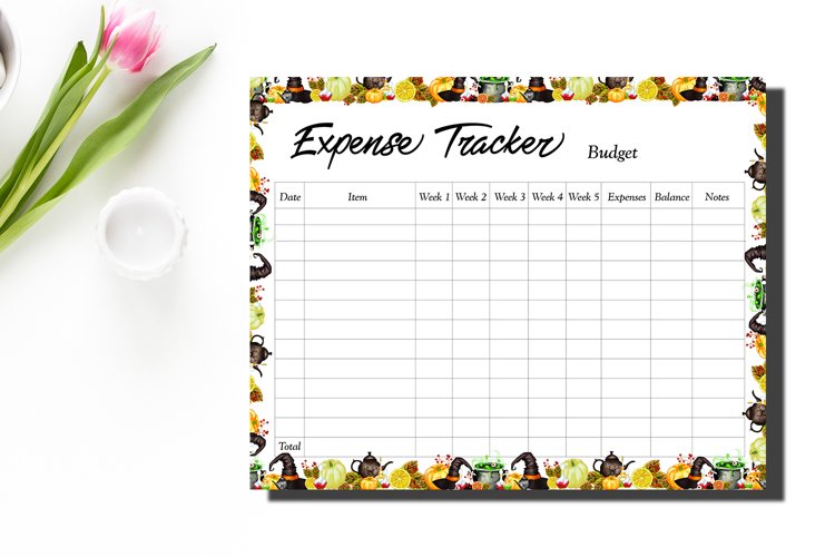 Expenses tracker 2019 example image 1