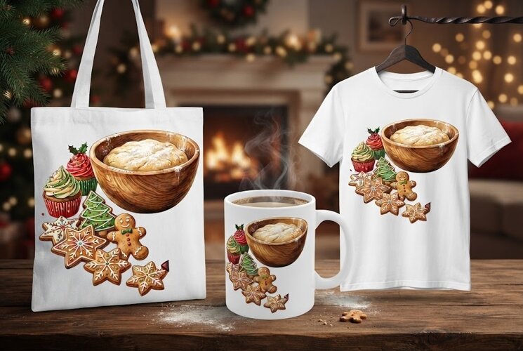 Cozy Christmas Baking and Cookies Design example image 1