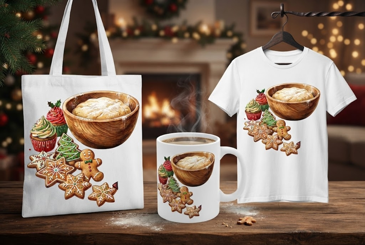 Cozy Christmas Baking and Cookies Design