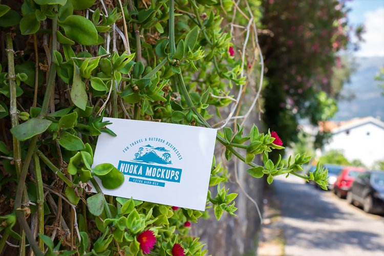 Business cards mockup 04| Travel Mockup Collection Set 1 example image 1