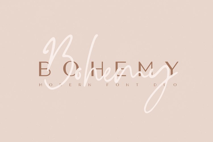 Bohemy Font Duo example image 1
