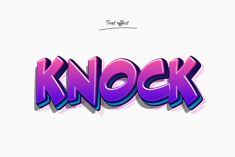 Sketch Art Style Text Effects Editable