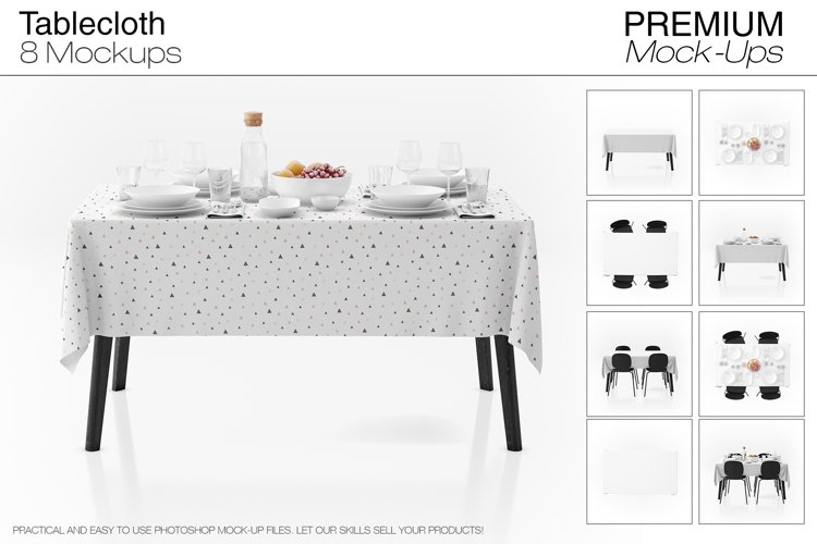 Tablecloth Mockup Set example image 1