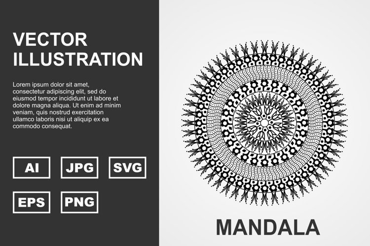 Vector Mandala Illustration Design example image 1