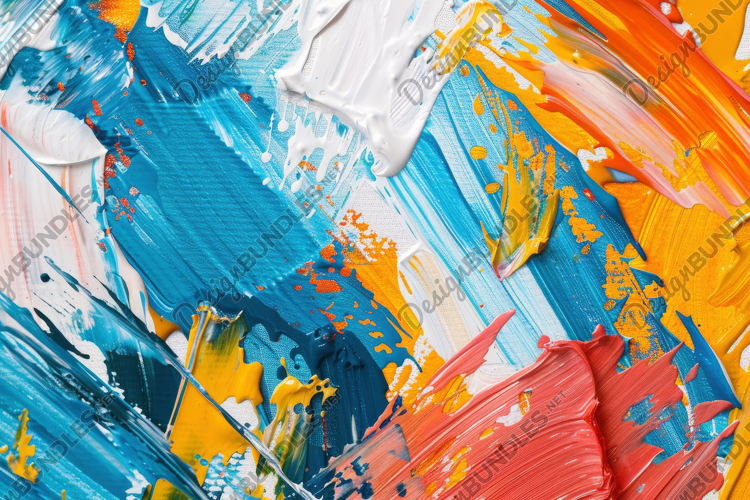 Oil Painting Texture Background Wallpaper example image 1