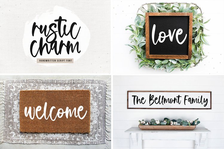 Farmhouse Font Bundle - Handwritten Fonts for Crafters!