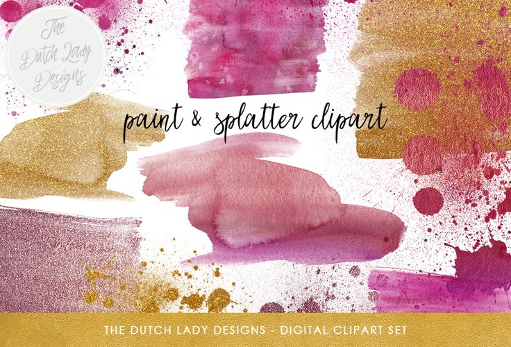 Paint Splatter Clipart Image 16